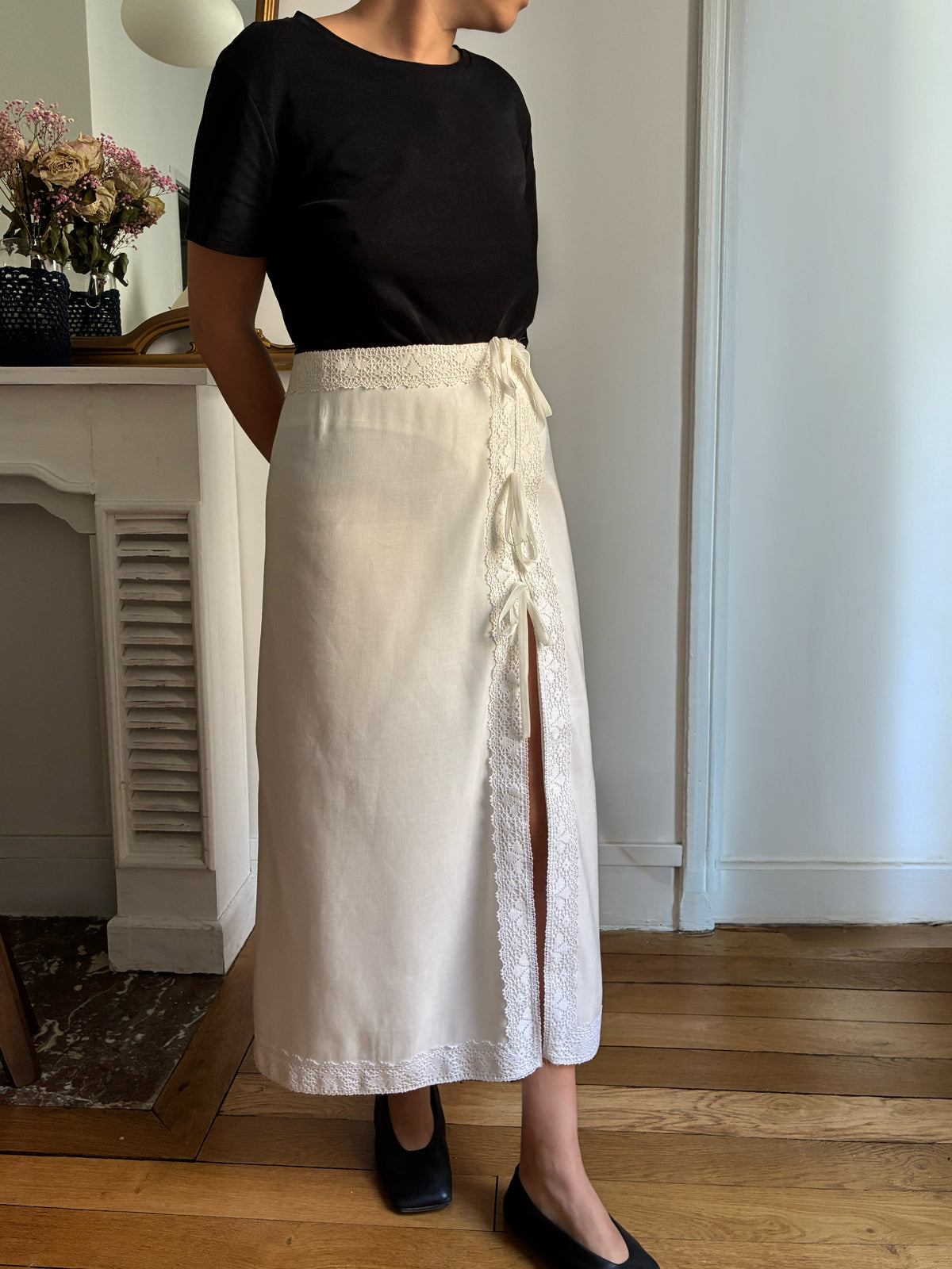 Small filet lace skirt