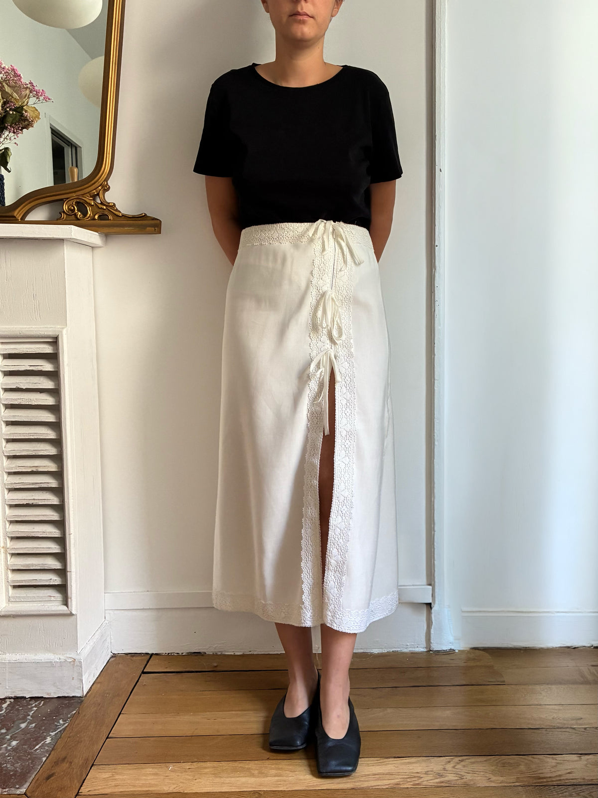 Small filet lace skirt